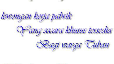 Loker Pabrik
